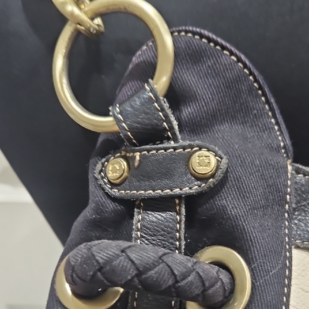 Kenneth Cole Reaction Two-Tone Shoulder Bag - Picture 3 of 11